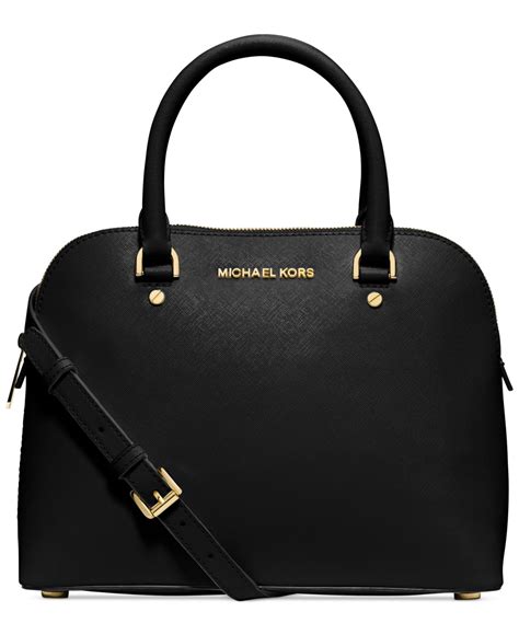 michael kors black dome satchel|black Michael Kors satchel.